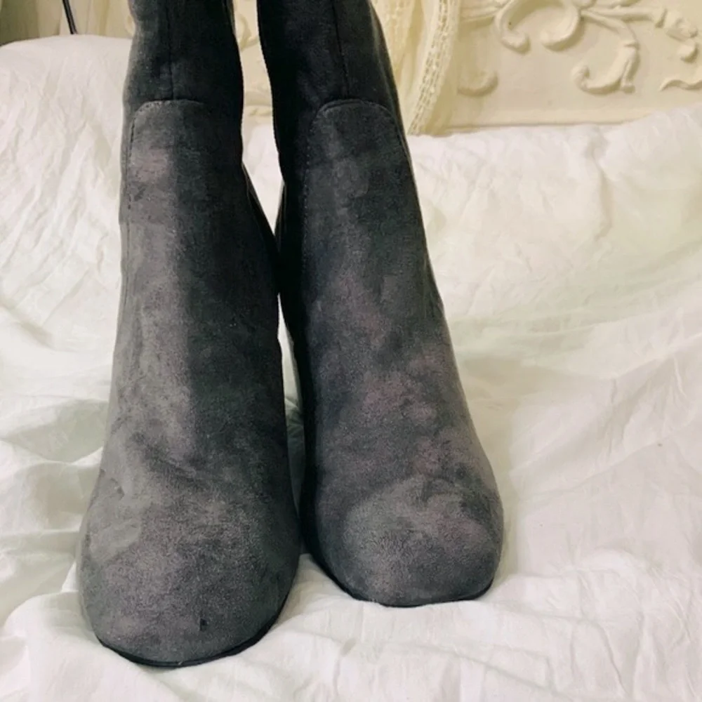 Marc Fisher Gray Over the Knee Boot - Picture 7 of 10